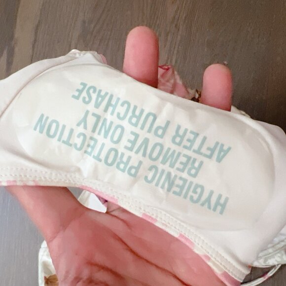 Zimmermann Laurel Wire Frill Halter One Piece Pink Floral Swimsuit Size 2 US 8 - Picture 10 of 11